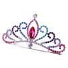 Birthday Gifts Princess Aisha Tiaras Rhinestone Hairpin Children Girls Hair Comb Crystal Crowns