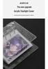 Acrylic A7 Ring Binder Photo Album for Idol Photocard Storage