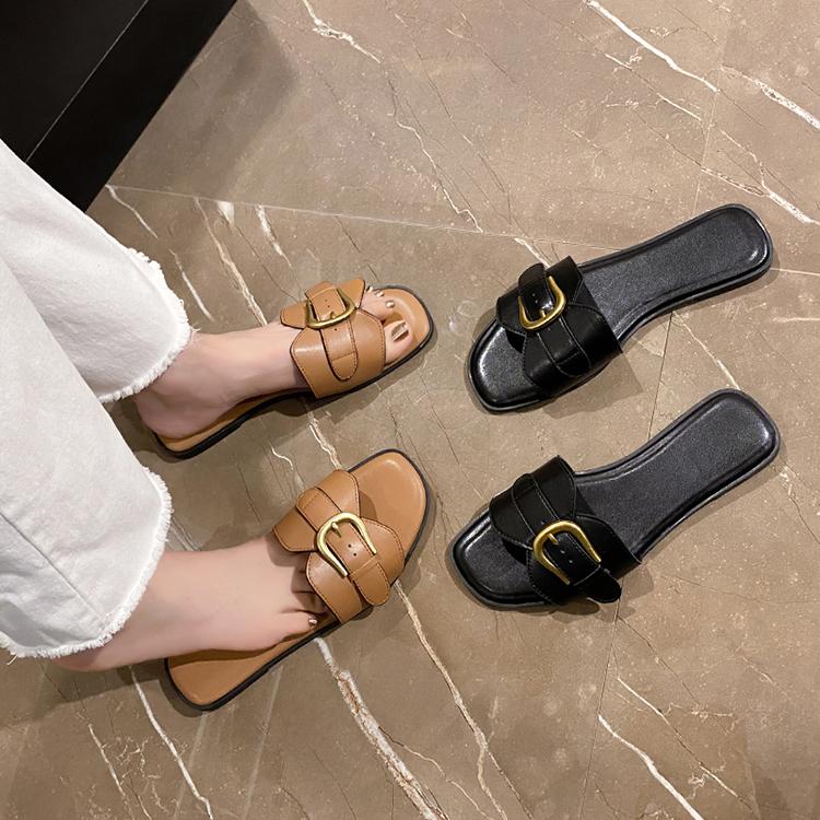 Fashion Summer Slippers Women’s  Flat Luxury Outdoor Beach Flip Flop Female Sandals Trend Slides Shoes Woman 2024 Zapatos Mujer