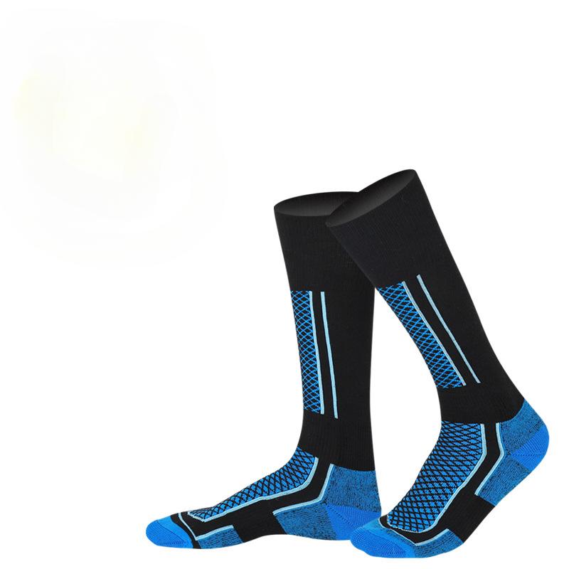 Sport-Skisocken, leistungsstarke, kniehohe Thermo-Kissen, Bergsteigersocken für Damen und Herren zum Skifahren, Snowboarden und kalten Wetter