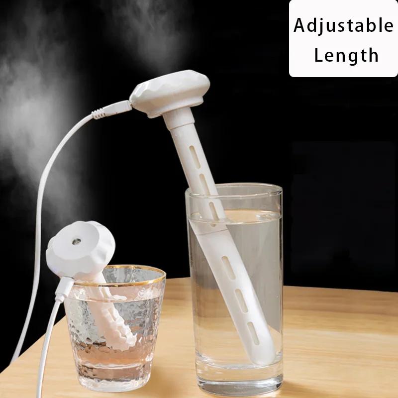 USB Mini Ultrasonic Humidifier LED Light Essential Oil Diffuser Car Air Purifier Aroma Anion Mist Maker