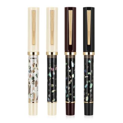 JINHAO 58 Resin Fountain Pen Luxury F EF Nib Writing Ink Pen Elegant Calligraphy Ink Pens Office School Supplies Stationery