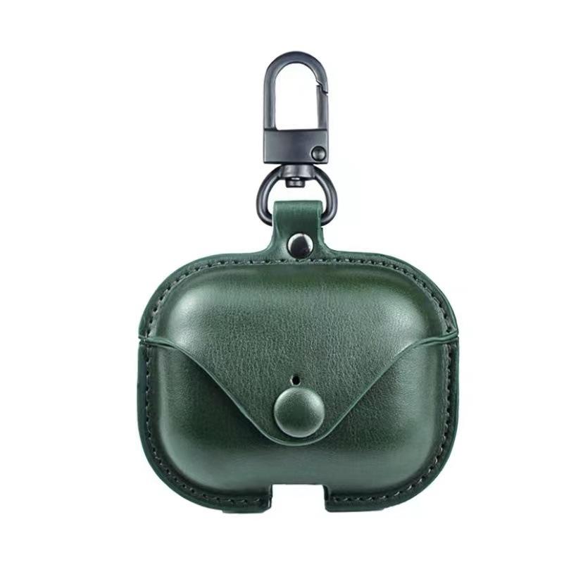 Retro brown niche leather AirPods1 protective case 1st generation Pro1 earphone case wireless bluetooth soft 1st generation Pro1