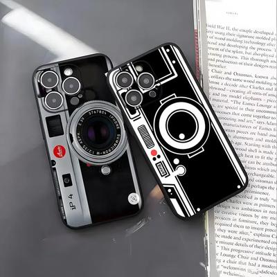 Funda para Teléfono Cámara de Cintas de Música Retro Para 16 Pro Max Iphone 15 14 Pro Max 13pro 11 X Xs Xr 8 7Plus Funda de Silicona