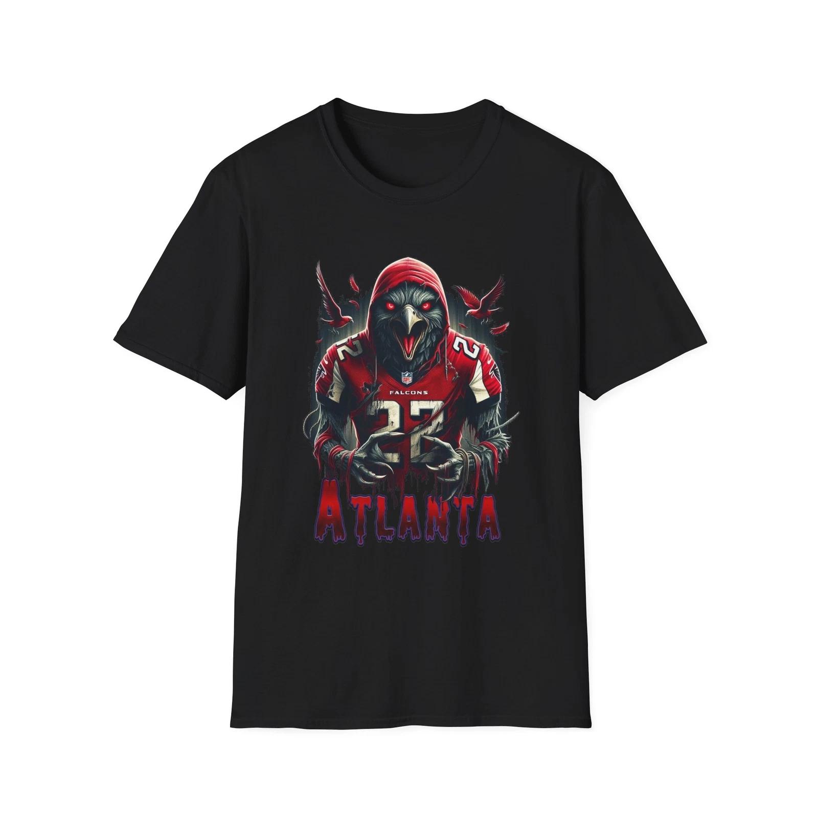Men s and Women s T-shirts Atlanta Falcons Horror T-Shirt - Unique NFL Fan Apparel M