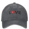 LOVE Turkey Baseball Cap Couple Women Sun Visors Hip Hop Hats Summer Y2k Retro Hiking Fishing Snapback Cap