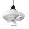 48W 360 ° Automatic Rotationl E27 Remote Contro Ceiling Fan With Light Small Ceiling Fan