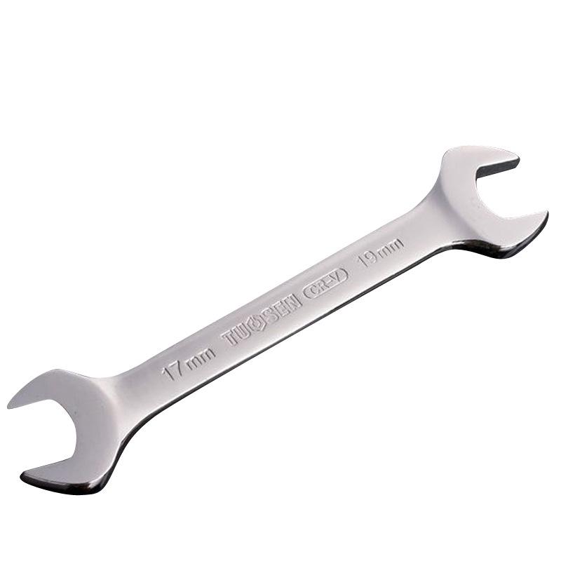 Metric Mirror Finish Double End High Hardness Open End Wrench - Multi-Spec Hand Tool