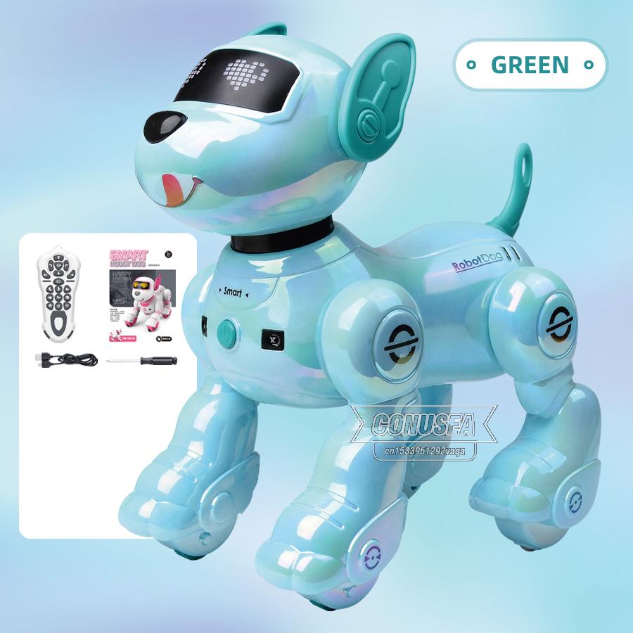 Kawaii Smart Robot Dog Girls Cute Puppy Pets Intelligent Programming Walking Will Call Singing Dancing Dog Toys Birthday Gifts