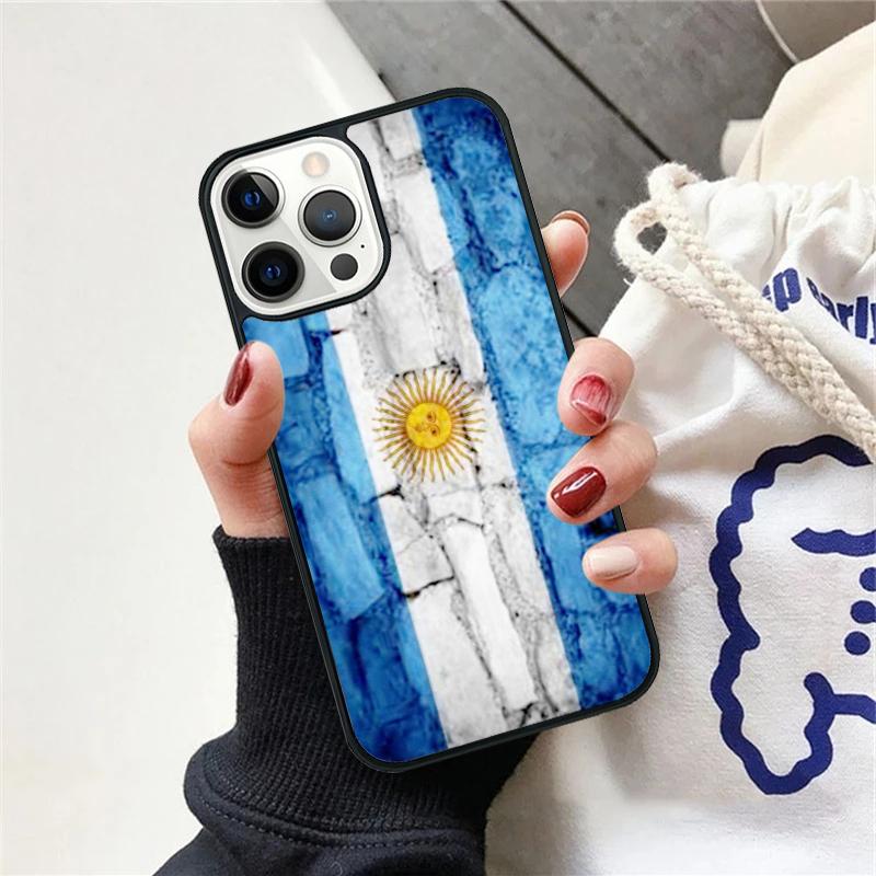 Argentine National Flag Phone Case For iPhone 17 Air 15 16 Cover 11 13 14 Pro Max 12 Plus Max Fundas