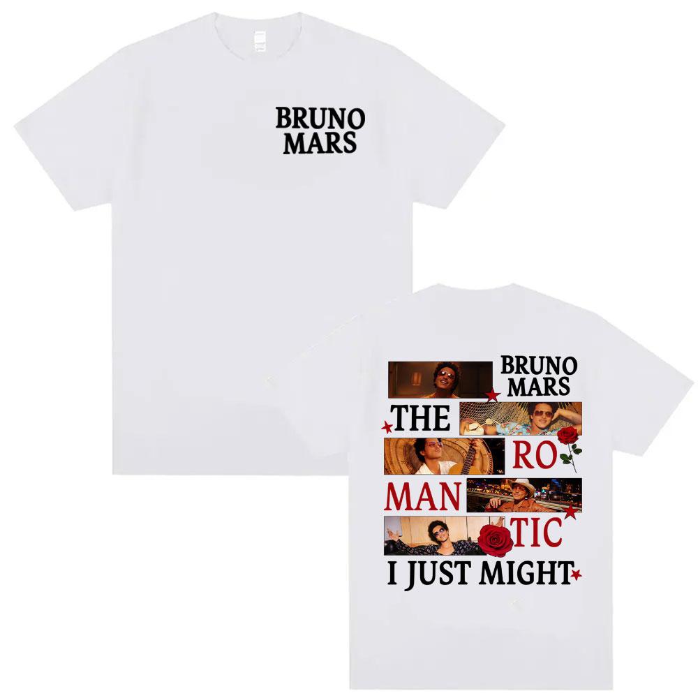 Bruno Mars The RoUnisextic Tour Pop Concert Tshirt Unisex Women Harajuku Hip Hop Pop Music Tshirts High Quality 100 Cotton T Shirts