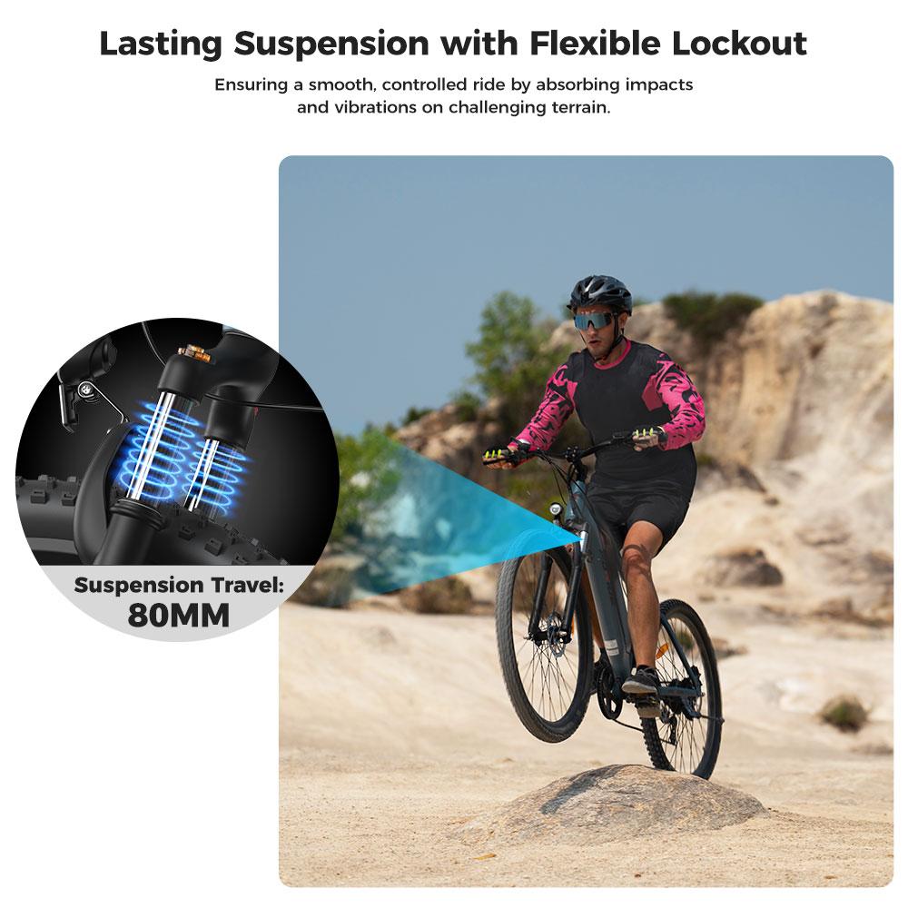 Foride Xtremer 3 250W 576Wh E-Bike mit 29”×2.4” Mountainbike-Reifen und 120km Maximalreichweite