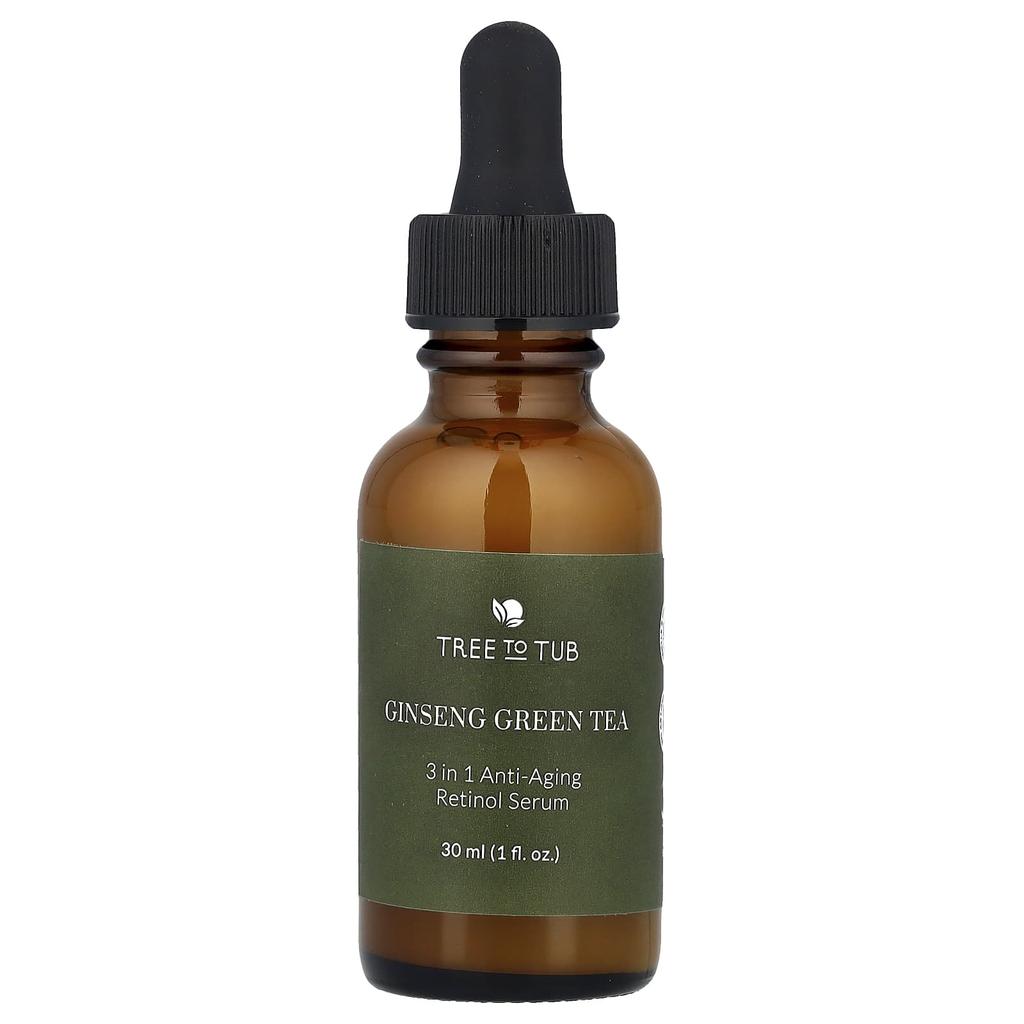 Ginseng Green Tea, 3-In-1 Anti-Aging Retinol Serum, 30 Ml (1 Fl Oz)