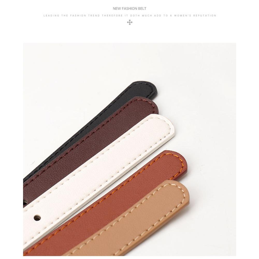 New Fashionable and Versatile Simple Pin Buckle Belt with Jeans Belt Casual and High-end Women's Belt