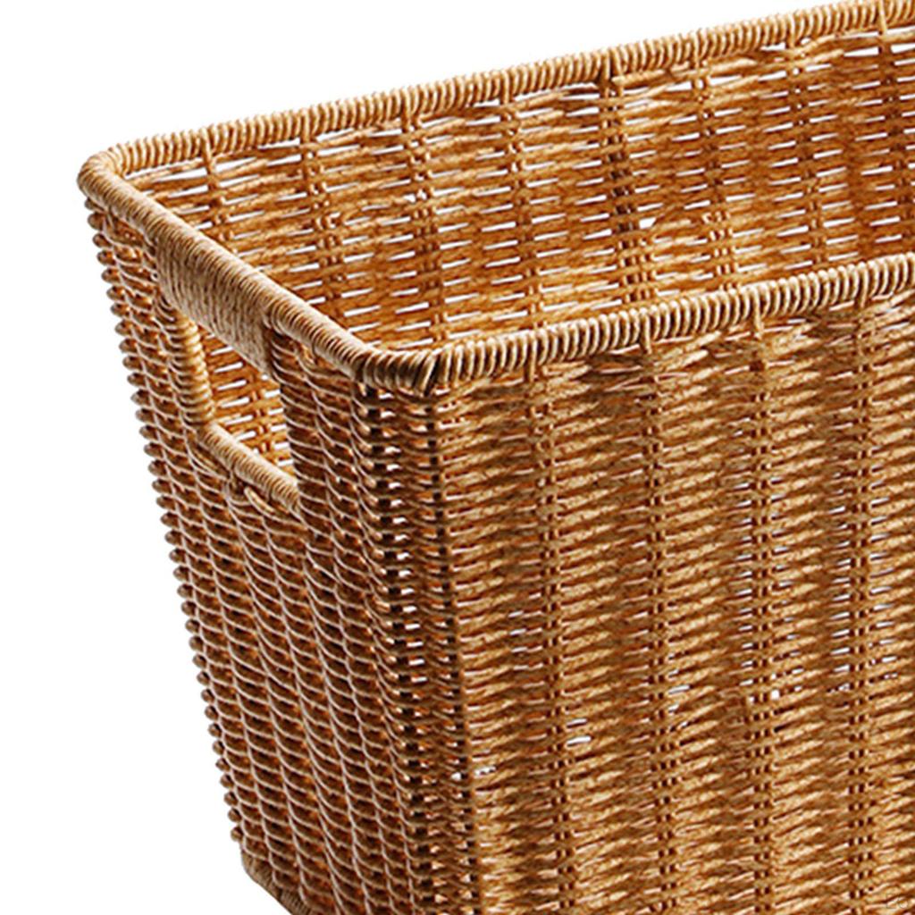 Decorative Storage Bin Sundries Baskets Desktop Basket Woven for Household