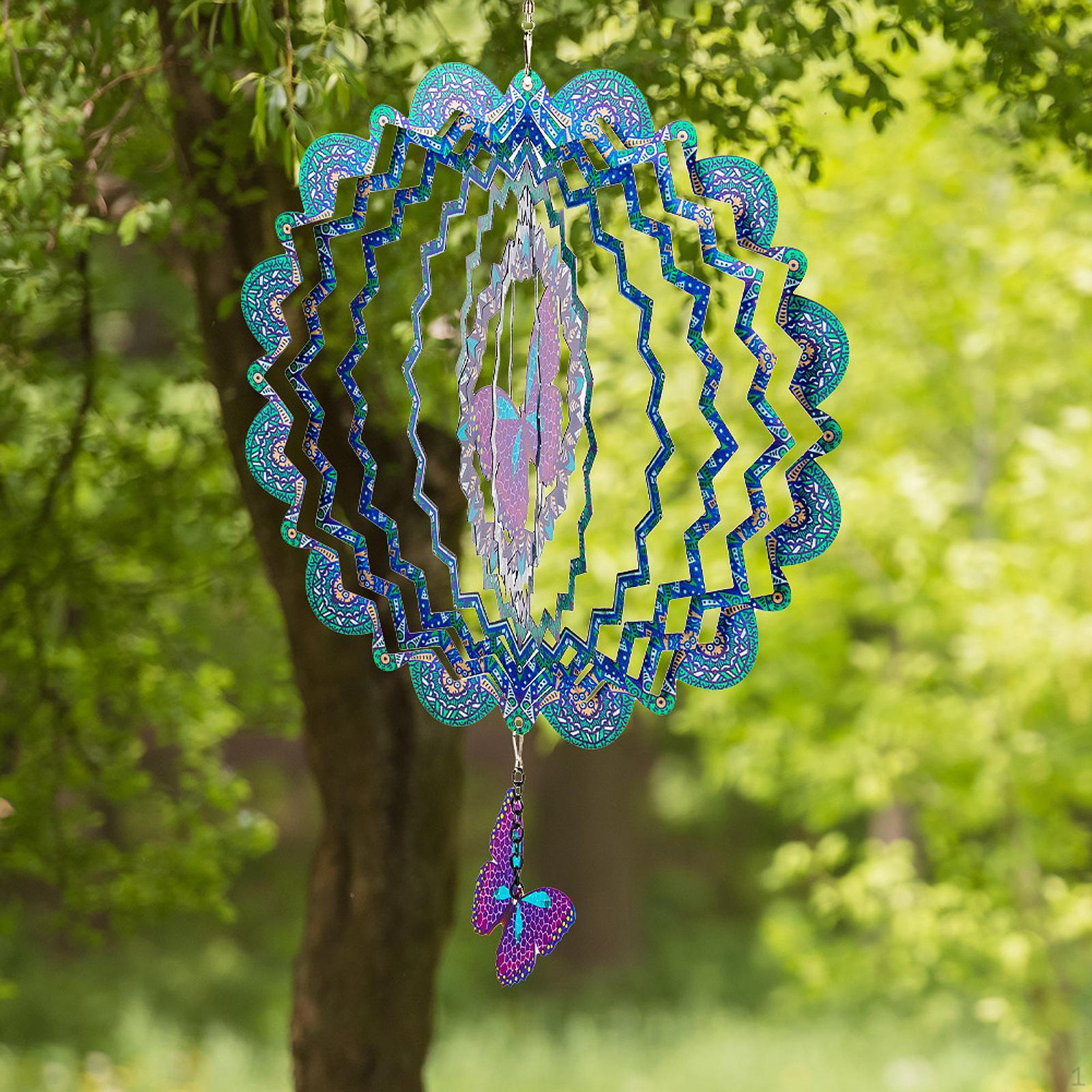 

Металлическая бабочка, украшение, ветряная мельница для газона и сада, скульптура для наружного украшения для