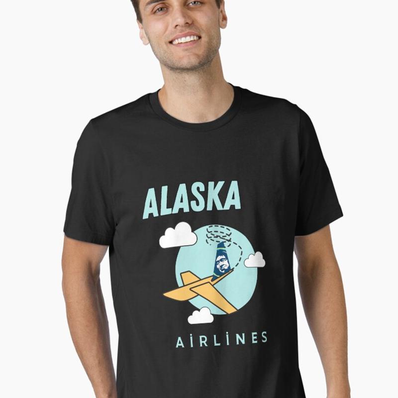 A Vintage Journey With Alaska Airlines Essential TShirt