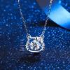 Hello Kitty Beating Heart Pendant Necklace for Girls - Exquisite Design and Dynamic Clavicle Chain