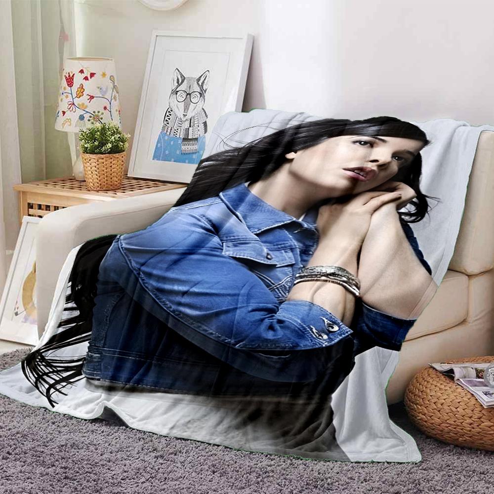 Indila Theme Printed Blanket - Perfect for Couch, Bed, Travel & Outdoor Use | Machine Washable, Cozy & Durable.