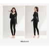 Women S Fleece Lined Thermal Underwear Set With Bra Padded Autumn Winter