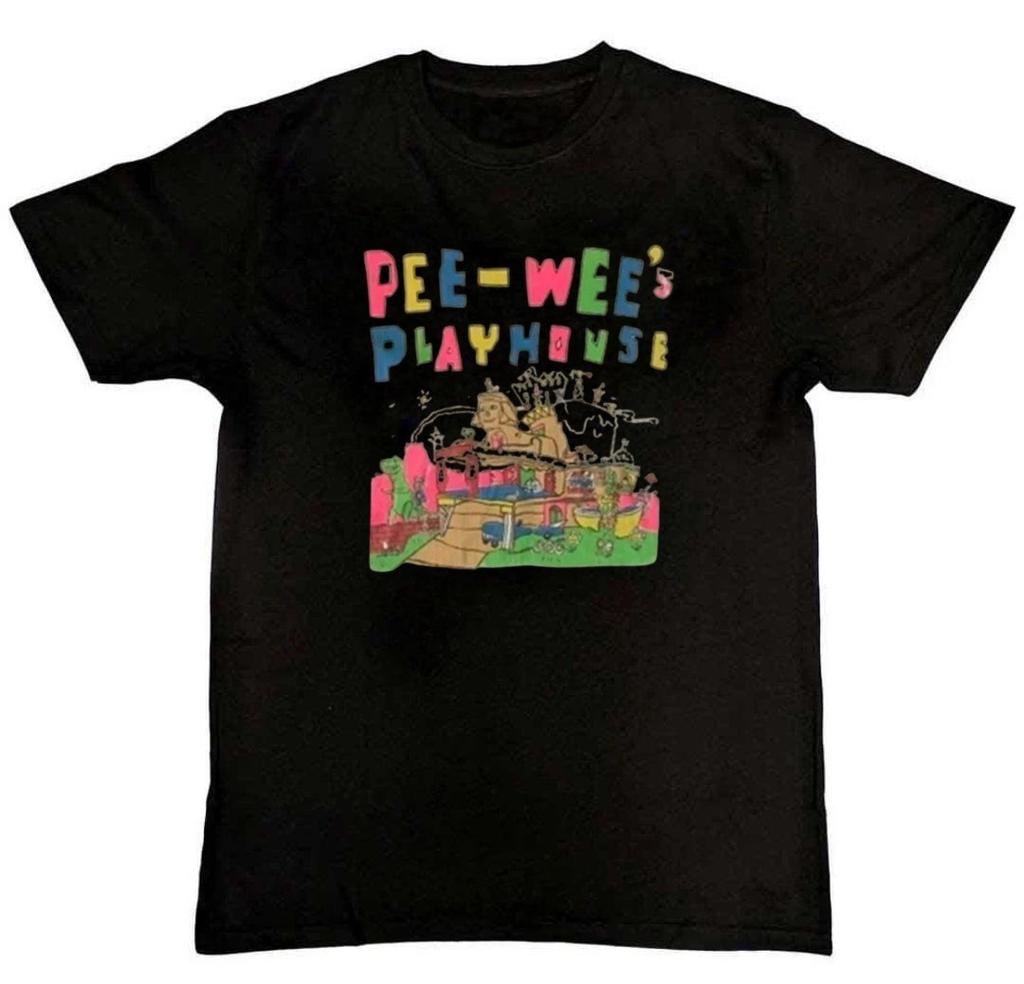 PEE WEE HERMAN Playhouse Graphic Print Unisex Mens T-Shirt S M L XL 2 3 4 XL