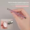 Double Headed Cat Eye Nail Magnet Stick Strong Magnetic Time Saving Manicure Tool for Home DIY Nail Art Salons