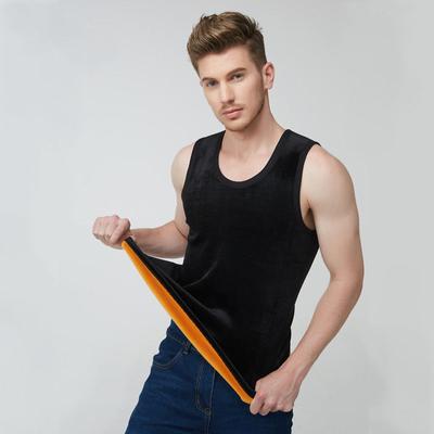New Double-sided Plush and Thick Insulation Vest for Men's Winter Underwear Vest