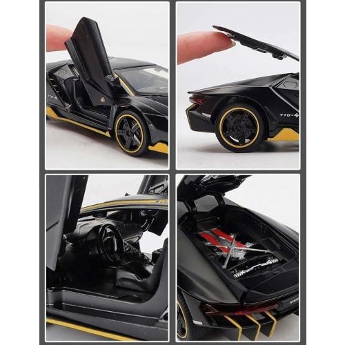 Lamborghini Centenario Miniature Car, Diecast Car, 1/32 Scale, Toy Car, LP770-4, Lamborghini Sports Car Model, Alloy Model, Toy Car for Kids