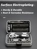 Socket Ratchet Wrench Set,Ratcheting Screwdriver Set,Ratchet Socket Bit Set CR-V Steel Multi-Function Repair Kit for Maintenance