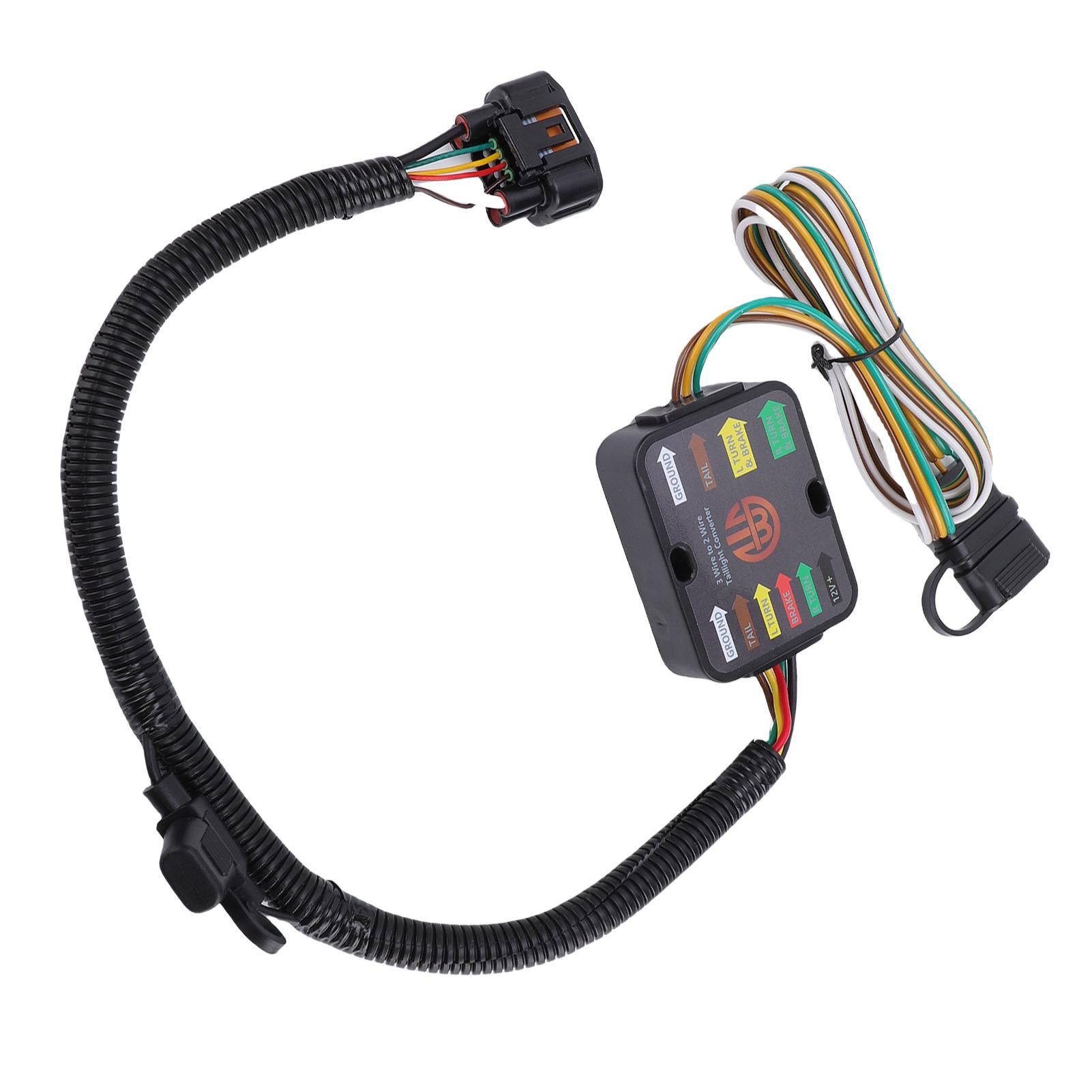 

4-контактный жгут проводов прицепа 118784 Plug and Play Замена проводки фонарей прицепа для Santa Fe Palisade Cruz Tucson