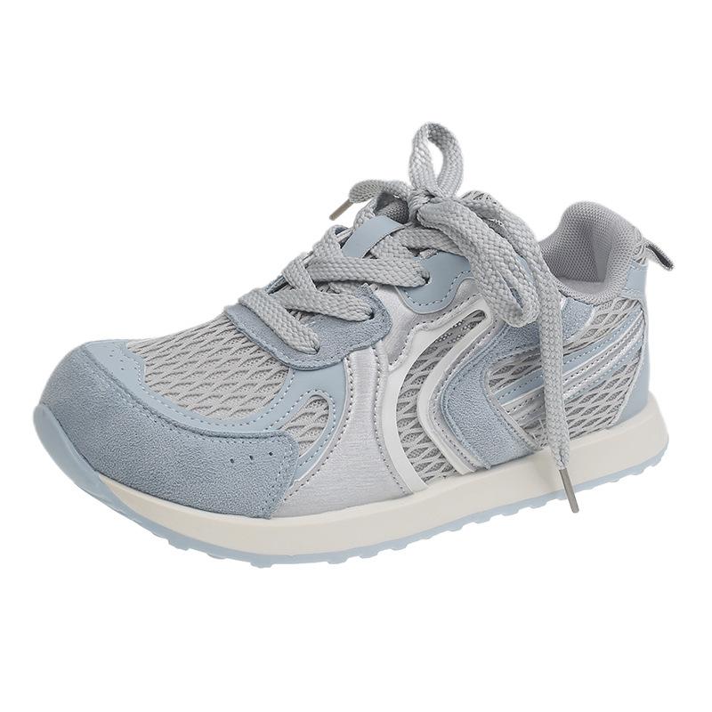 Thick-soled German Training Shoes Women's 2025 Summer New Breathable Thin Ugly Cute Mesh White Shoes Lightweight Sports Forrest Gump Shoes