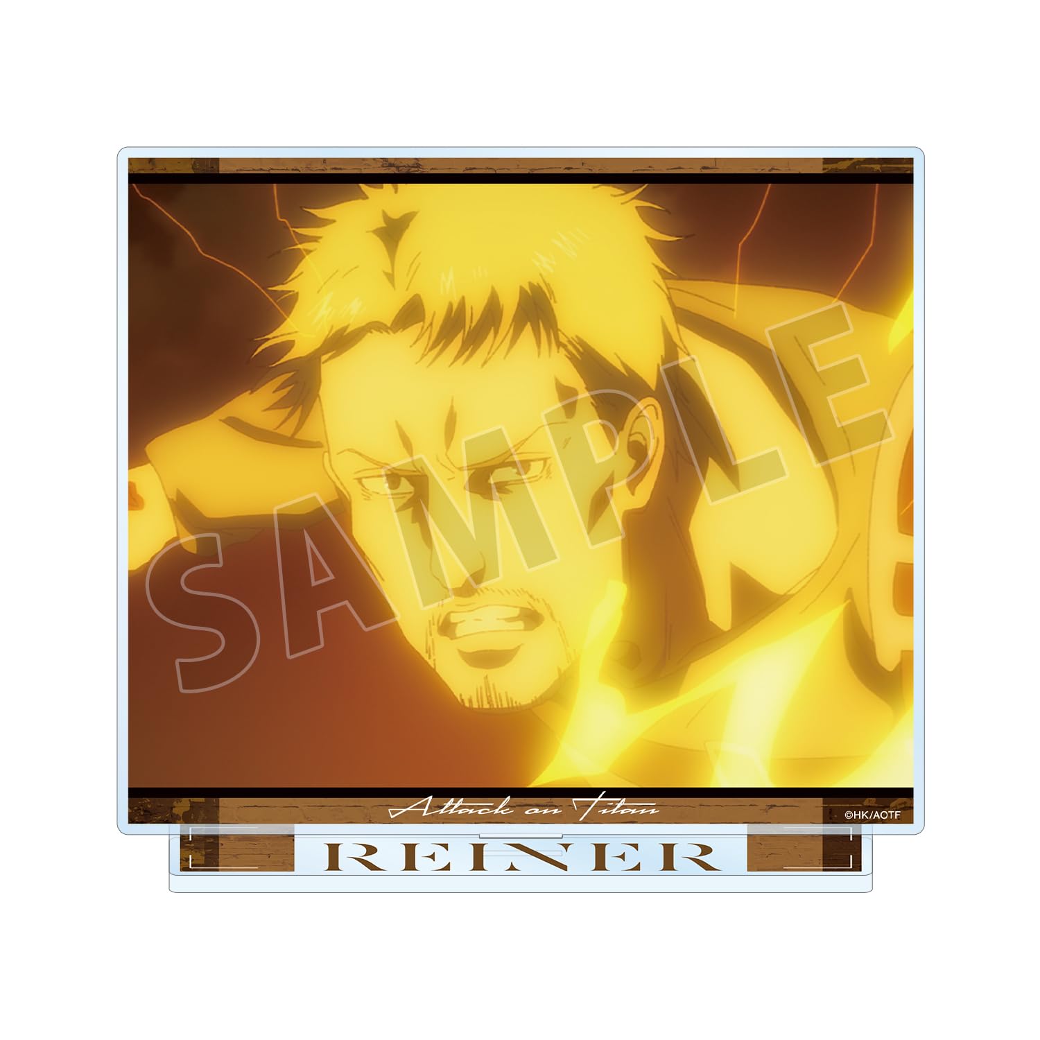 TV anime on Reiner scene photo BIG acrylic stand  Attack Titan