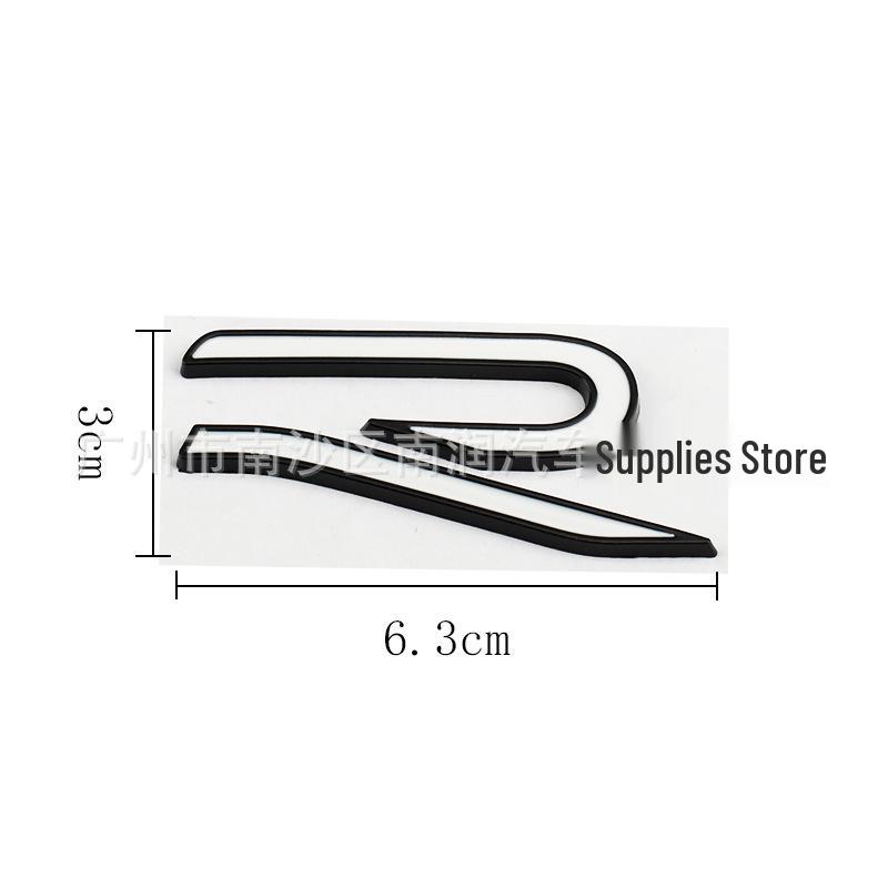 Volkswagen Magotan Passat Golf 8 Neues R-Emblem Kotflügel Seite/Kühlergrill Autoaufkleber