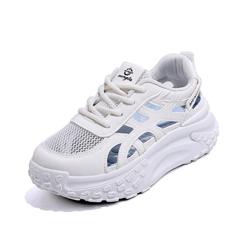 Summer new retro breathable dad sneakers women's mesh hollow platform sandals XMSH