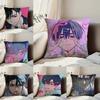 A-Alien S-Stage Lvan Pillow Case Anti-dustmite Pillowcase Invisible Zipper Silky Short Plush Sofa Cushion Cover