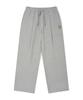 WACKY WILLY One-Pleat Wide Sweatpants Grey