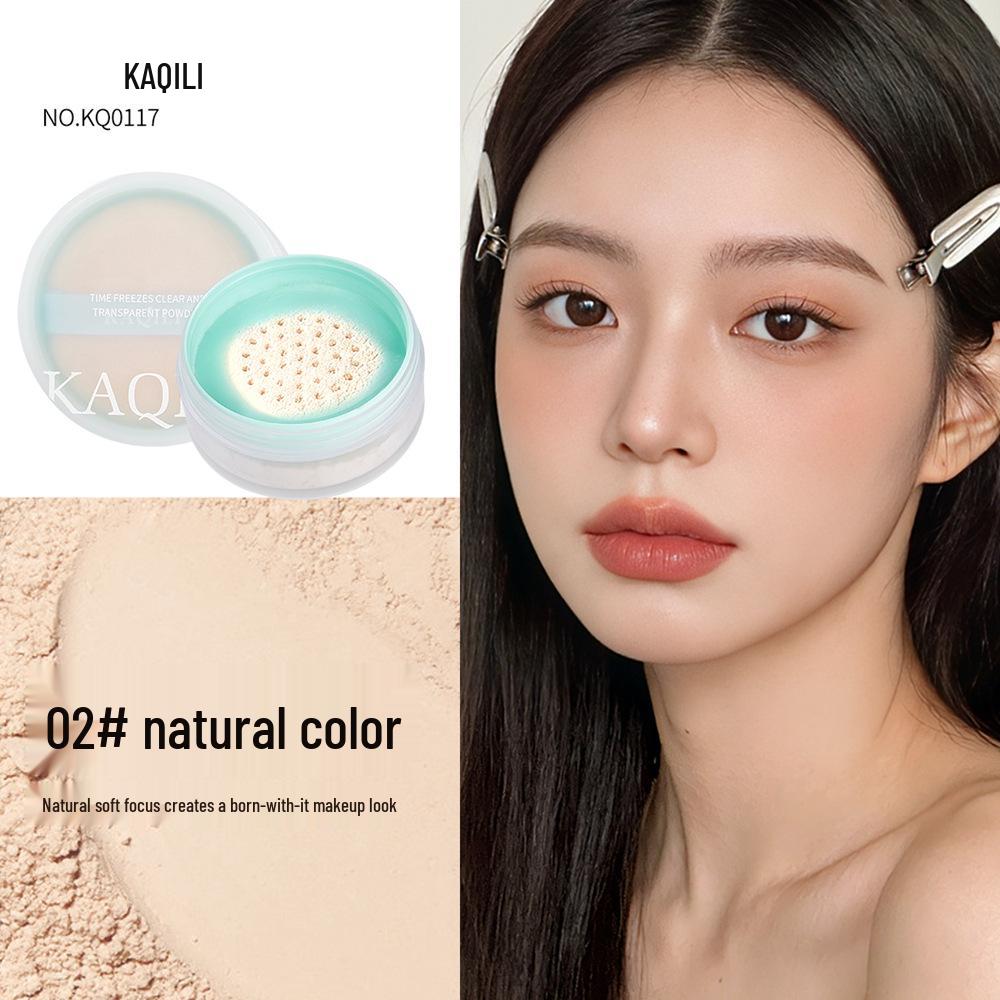 Time Freeze Translucent Loose Powder - Refreshing, Natural, Soft Focus, Long-Lasting, Smudge-Resistant, Perfect for Summer.