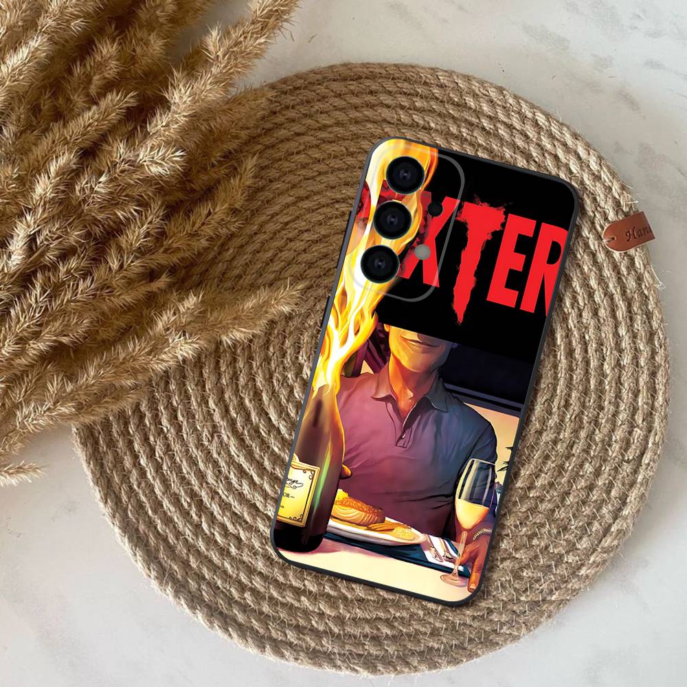 Phone Case For Samsung S25,S24,S21,S22,S23,S30,Ultra,S20,Plus,Fe,Lite,Note,10,9,5G D-Dexter Morgan Black Cover