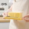 Butterschneidebox aus Kunststoff mit transparentem Deckel für gekühlte Butterbehälter auf der Theke, zum Selbermachen, Backen, Butterdose mit transparentem Deckel