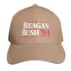 Ošoupaná baseballová čepice Reagan Bush 84 s ohnutým kšiltem, klasický střih, nízký profil, nestrukturovaná, unisex, pro muže i ženy