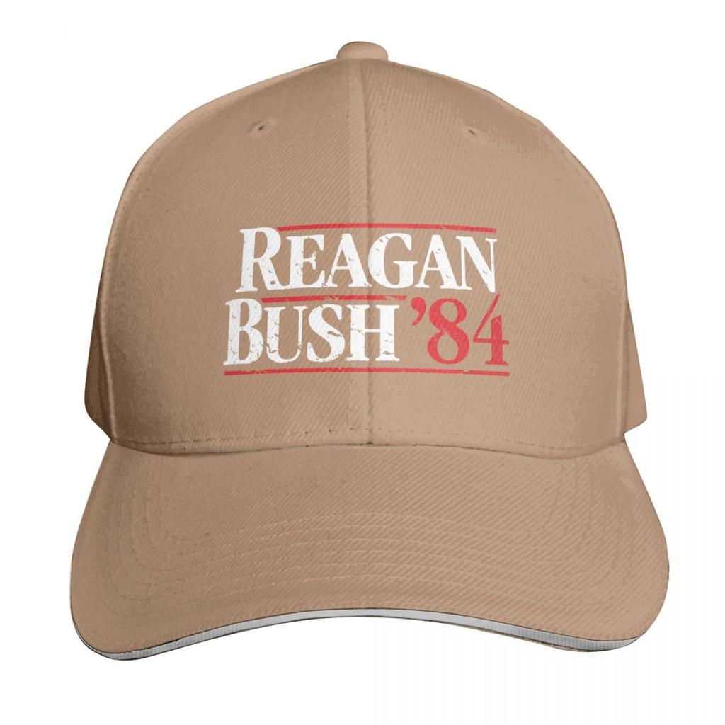 Ošoupaná baseballová čepice Reagan Bush 84 s ohnutým kšiltem, klasický střih, nízký profil, nestrukturovaná, unisex, pro muže i ženy