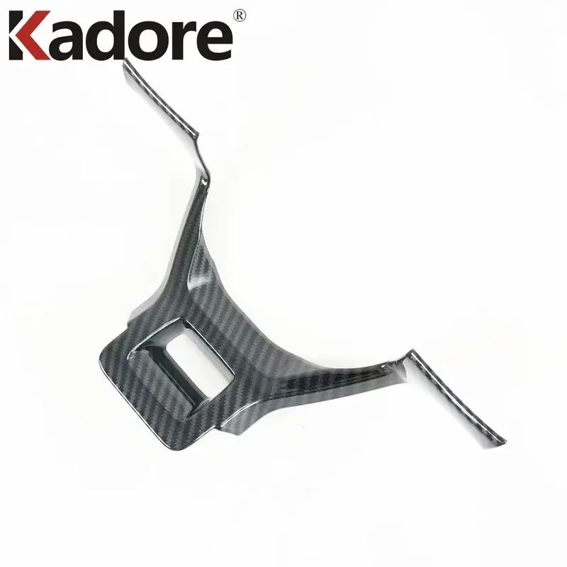 Car Steering Wheel Panel Cover Trim For Kia K5 Optima DL3 2024 Carbon Fiber Interior Mouldings Accessories
