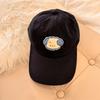 Cute Puppy Embroidered Baseball Hat for Women In Spring and Summer Versatile Face Showing Small Sun Protection Soft Top Baseball Cap