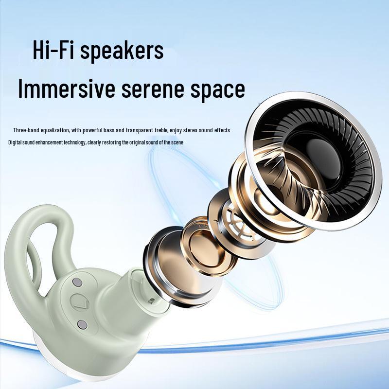 2025 Bluetooth 5.4 In-ear Earbuds: Mini Noise-Cancelling, Long-Wear, Comfortable, Sleep-Friendly TWS.