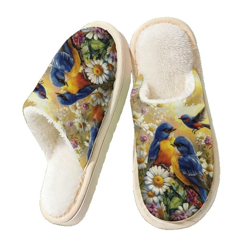 Cotton Shoes - Men's Warm and Comfortable Casual Home Shoes - Women's Slippers