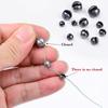 Fishing Jig Rig Accessories Equipment 100Gram 205pcs Box Round Split Shot Fishing Weights Removable Fishing Sinkers