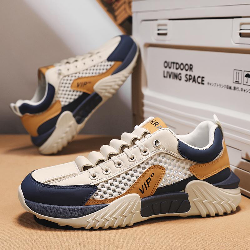 

Новые универсальные нескользящие кроссовки для лета, мужские кроссовки для весны и лета, дышащие спортивные кроссовки для бега, повседневные кроссовки, легкие сетчатые кроссовки 44