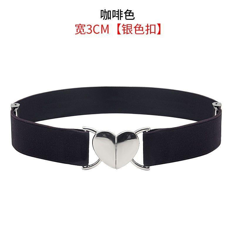 Contemporary Womens Elastic Waist Band With Smooth Buckle Fashionable Design For Occasion Every