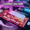 Custom Name Personalized Barbie Pattern Mousepad, Laptop PC Desk Mat, Decorative Desk Mat for Home Keyboard Pad Gift