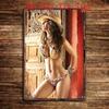 SUBK Metal Poster 8x12 Inch Retro Wall Art - Easy Hang Decor for Home Bar Garage Man Cave Bathroom